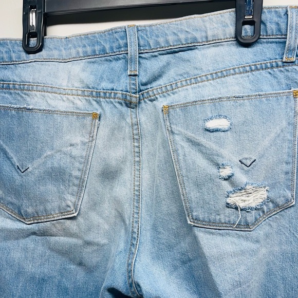 HUDSON WOMENS BLUE JEANS SIZE 32 stars prints high rise - Picture 12 of 12